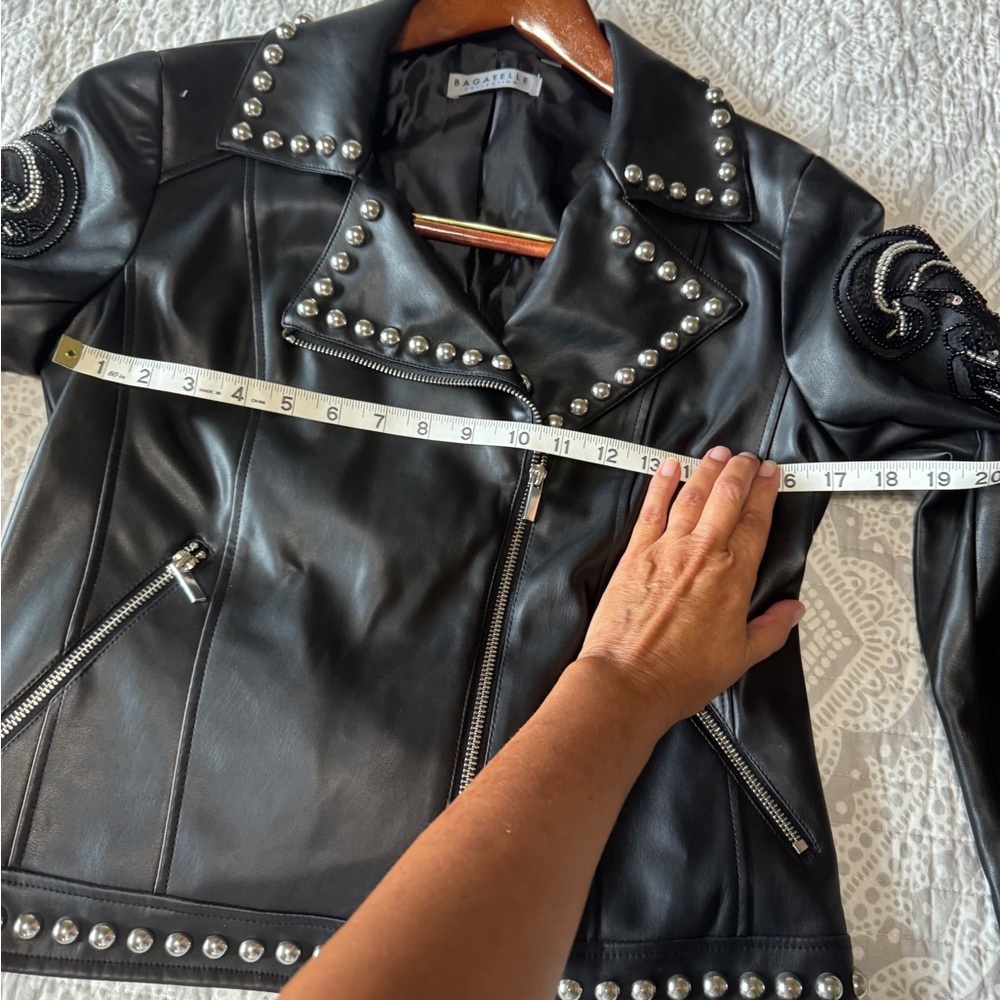Bagatelle moto jacket s NWOT - Picture 6 of 10